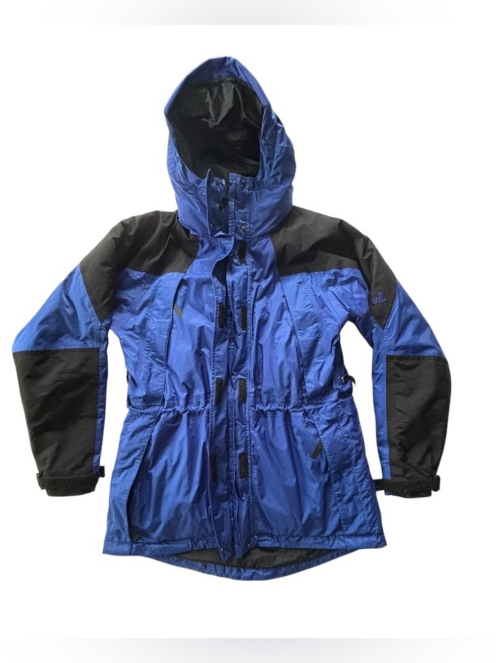Eastern Mountain Sports EMS Gore-Tex Women’s Jacket Blue & Black Sz Medium